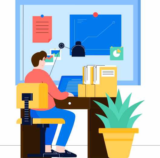 UI / UX design illustration
